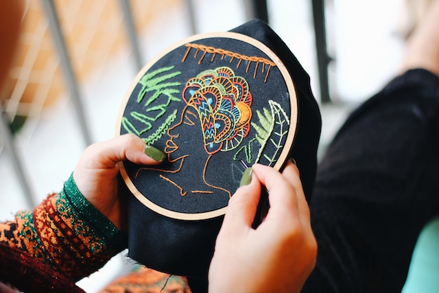 embroidery works